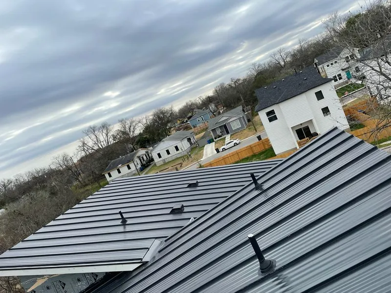 Standing seam metal roof panels with vents for Skylight Repair in Rockville Centre